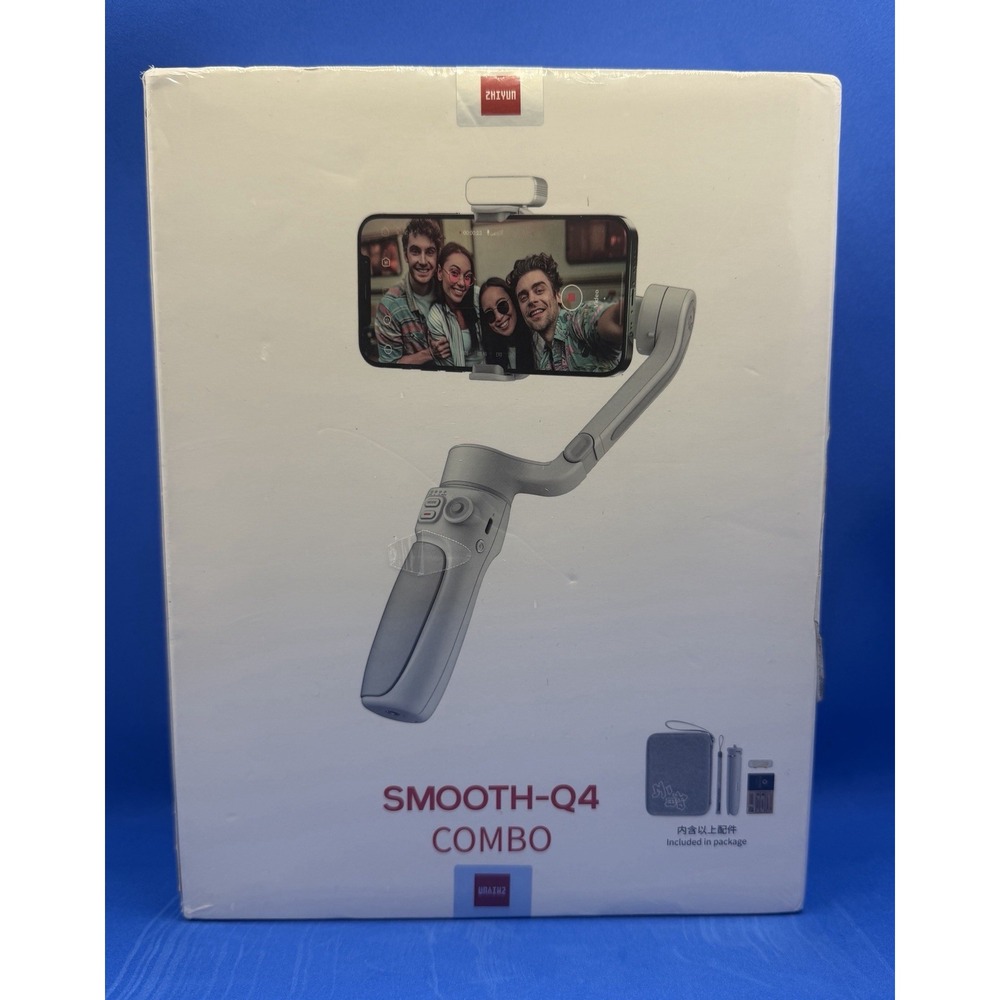 Zhiyun Smooth Q4 Combo Phone Gimbal Portable and Foldable, Gimbal Stabilize